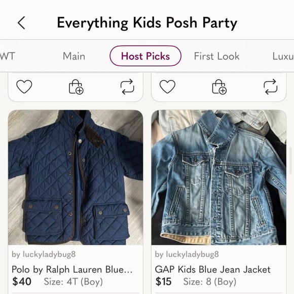 🎊 HOST PICK🎊GAP Kids Blue Jean Jacket - Picture 5 of 5